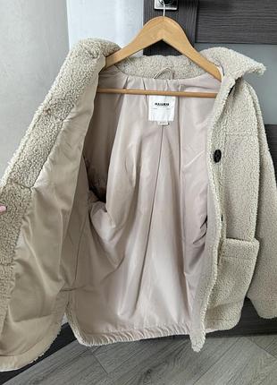 Пальто тедді pull & bear 3