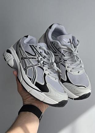 Женские кроссовки asics 1968-2160 • grey / black / white