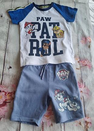 Летний костюм на мальчика в возрасте 4-5 лет.