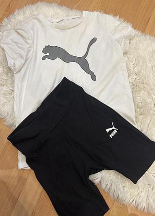 Футболка и велосипедки puma