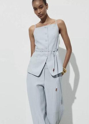 Новинка! трендова, нереально стильна жилетка/безрукавка/топ zara.