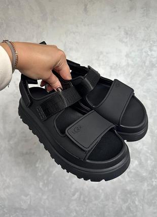Goldenglow sandals black