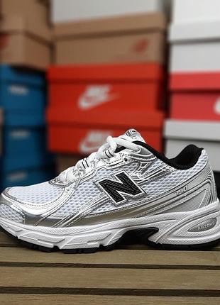 Жіночі кросівки new balance 740 білі з чорним