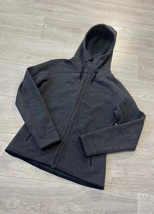 Женская кофта худи флисовая mammut polartek оутдор