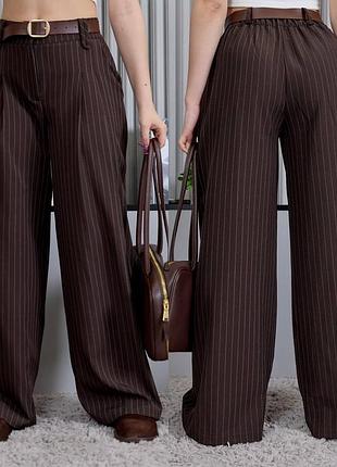 Модные широкие брюки