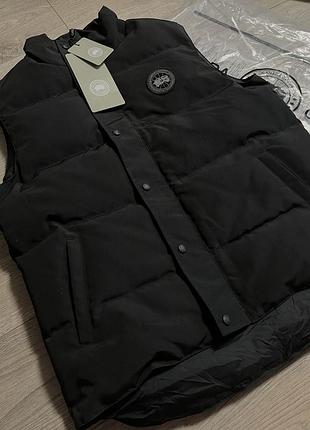 Жилет canada goose чоловіча чорна