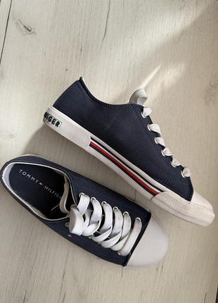 Жіночі текстильні кеди tommy hilfiger cady low cut lace-up