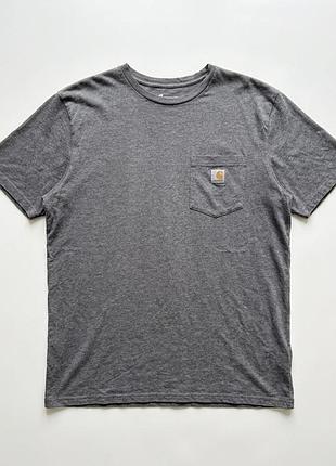 Carhartt wip s/s pocket t-shirt xxl чоловіча футболка кархарт мужская футболка ххл