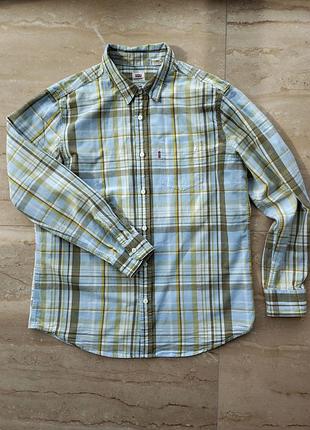 Рубашка levi's l 48 50 оригинал рубашка levis