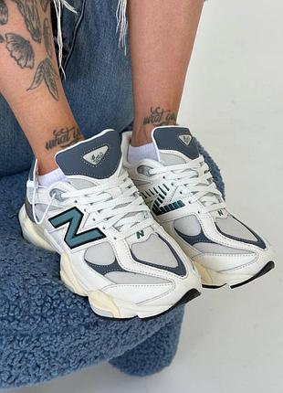 New balance white teal кросівки new balance