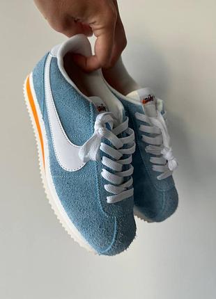 Кроссовки nike cortez vintage blue white