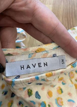 Платье льняное мини свободное haven 4