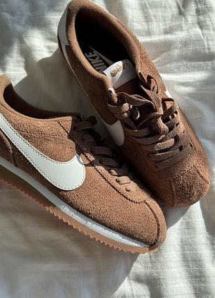 Кроссовки nike cortez vintage suede brown