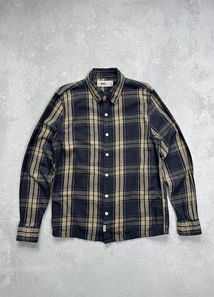 Чоловіча сорочка в клітинку від бренду hollister
