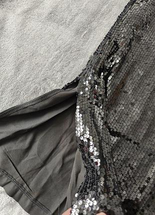 Юбка миди в пайетки 5