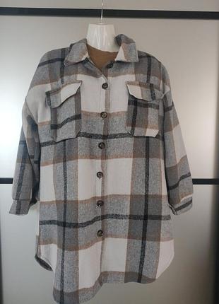 Сорочка в клітинку,розмір л/хл,new collection