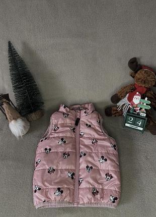 Жилетка, безрукавка h&m міккі 6-9 місяців
