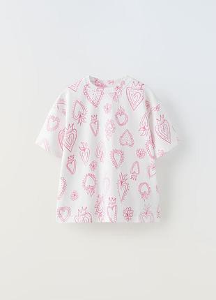 Бавовняна футболка zara