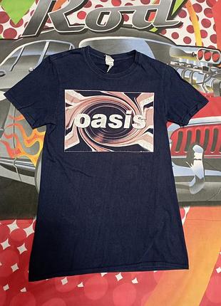 Футболка унисекс oasis,официальный мерч.