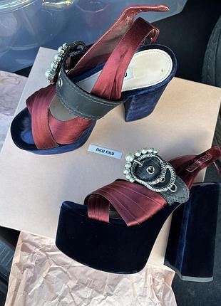 Босоніжки miu miu оригінал