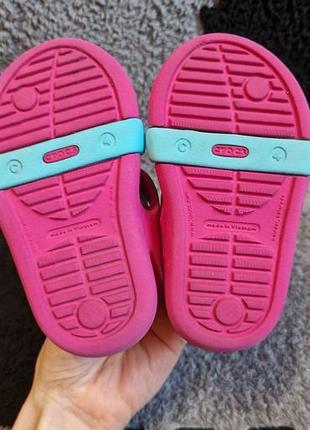 Босоножки для девочки crocs 4