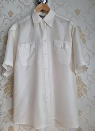 Шовкова сорочка на короткий рукав comrades in cloth