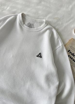 Вафельний лонгслів palace skateboard vans 2