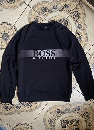 Мужская кофта свитшот лонгслив худи джемпер hugo boss logo men