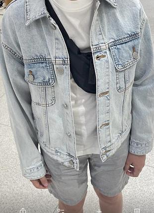 Zara 9-10 світло-голуба джинсова куртка джинсовка