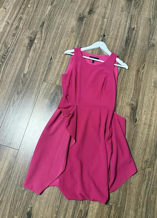 Плаття асиметрична фуксія ! bcbgmaxazria!