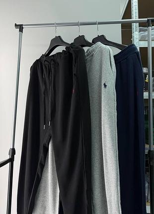 Спортивные штаны polo ralph lauren черные / серые / синие