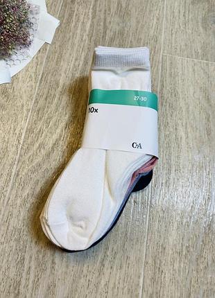 Набір високих шкарпеток для дівчинки 27-30 c&a