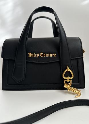 Стильна чорна міні-сумка juicy couture lily