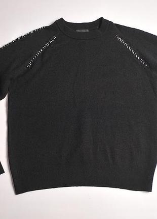 Женский шерстяной кашемир свитер the kooples paris wool cashmere knit and piercing sweater - 3 м