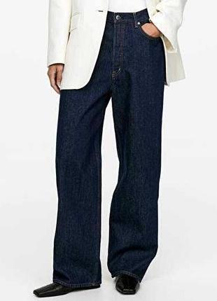 Mtwtfss weekday zara levi's джинсы темно синие широкие