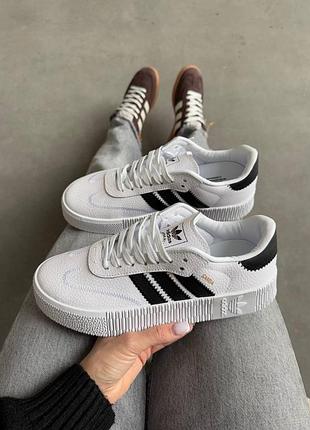 Adidas samba white premium 7