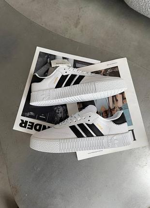 Adidas samba white premium 8