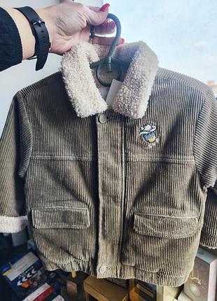 Вельветова куртка zara для хлопчика