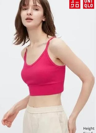 Топ seamless uniqlo з вбудованими чашечками