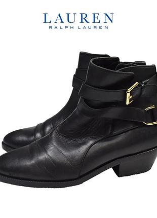 Жіночі чоботи з натуральної шкіри lauren ralph lauren 7b 38 5uk