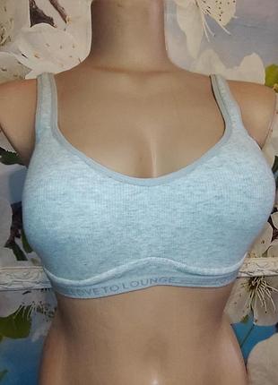 Бюстгальтер без косточек хлопок 34d,75d, primark