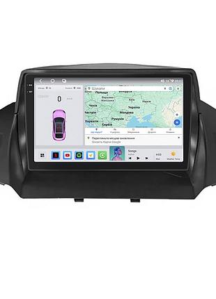 Штатная магнитола lesko для ford c-max ii 2010-2015 экран 9" 4/64 qled carplay 4g wi-fi gps 360 prime