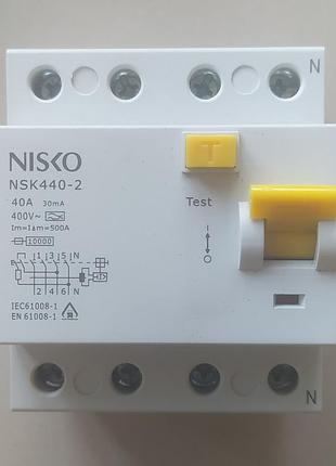 Прз (узо) nisko 40a тип а 30 ма электромеханическое.