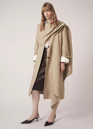 Бежевий тренч zara тренч зі знімним жилетом 2 в 1 міді тренч середньої довжини класичний тренч з поясом базовий тренч з паском вільний тренч оверсайз