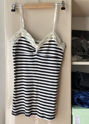 Майка с кружевом не zara jul mango