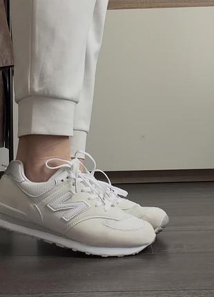 Жіночі кросівки кеди в стилі new balance білі