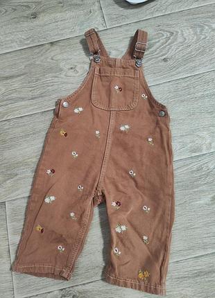 Джинсовый комбинезон zara
