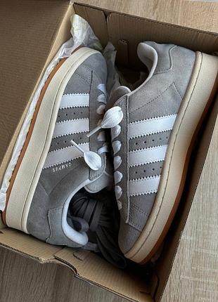 Кросівки кеди adidas campus 00s grey white адідас кампус сірі оригінал