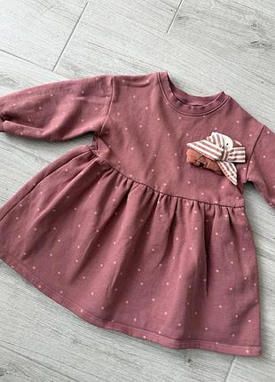 Тепла сукня на дівчинку 3