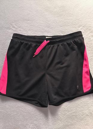 Чорні жіночі спортивні шорти h&m sport